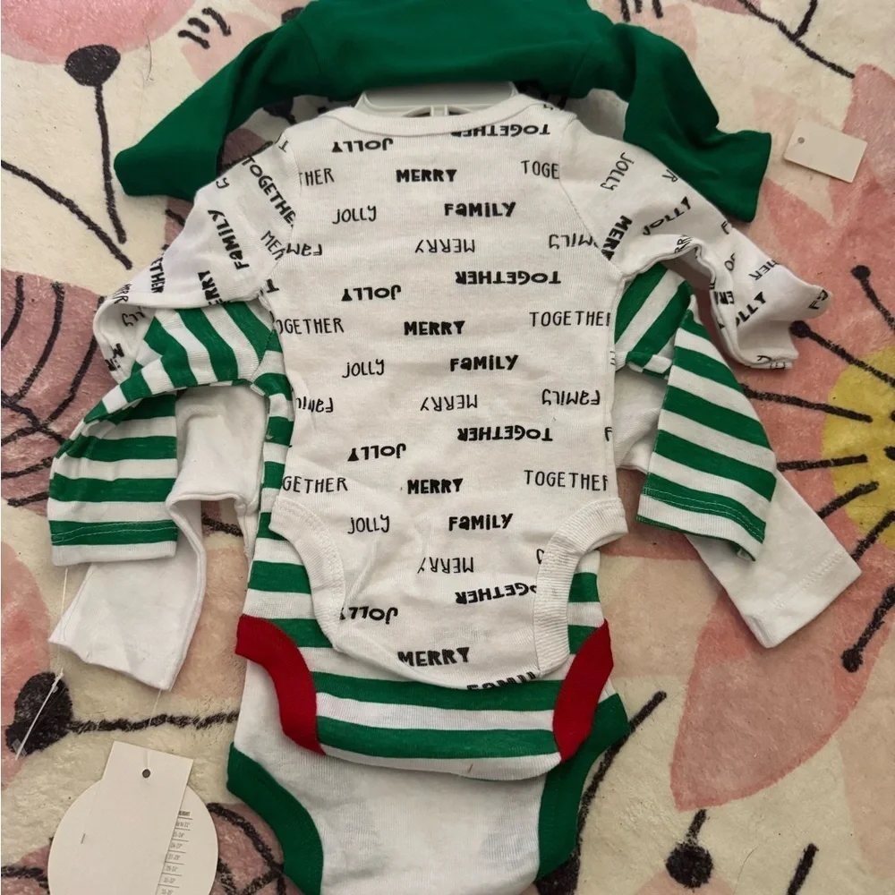 NWT 4PC Koala Baby Newborn Holiday Play Sleep Onesies